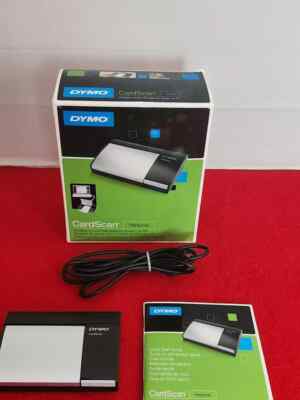 DYMO CardScan 62 Personal Business USB Card Scanner - Mint in box with software