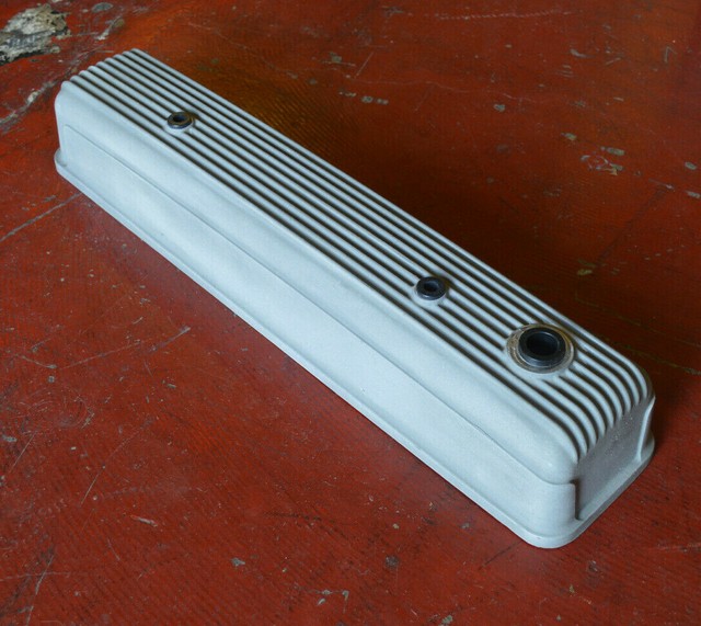 CHEVY 216 261 235 STRAIGHT SIX FINNED ALUMINUM VALVE COVER INLINE 6