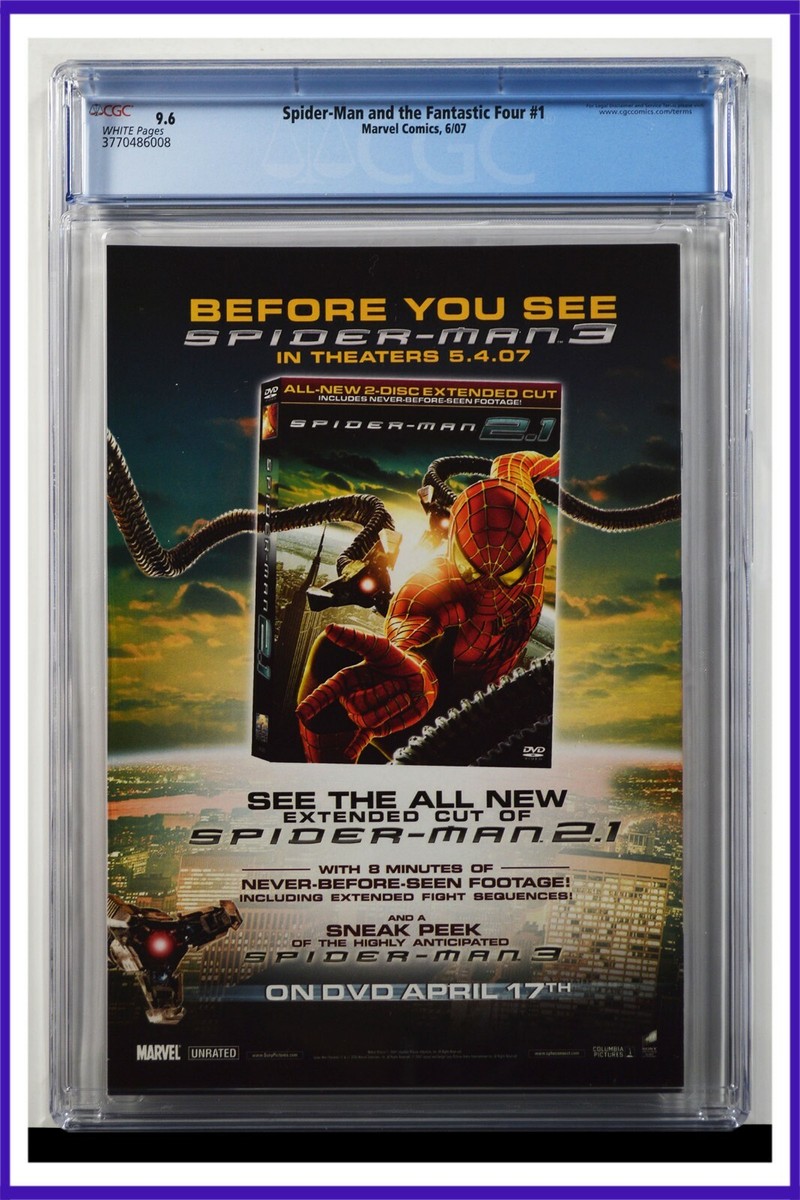 Spider-Man & The Fantastic Four #1 CGC Graded 9.6 Marvel