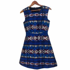 J. Crew Fit And Flair Quilted Dress