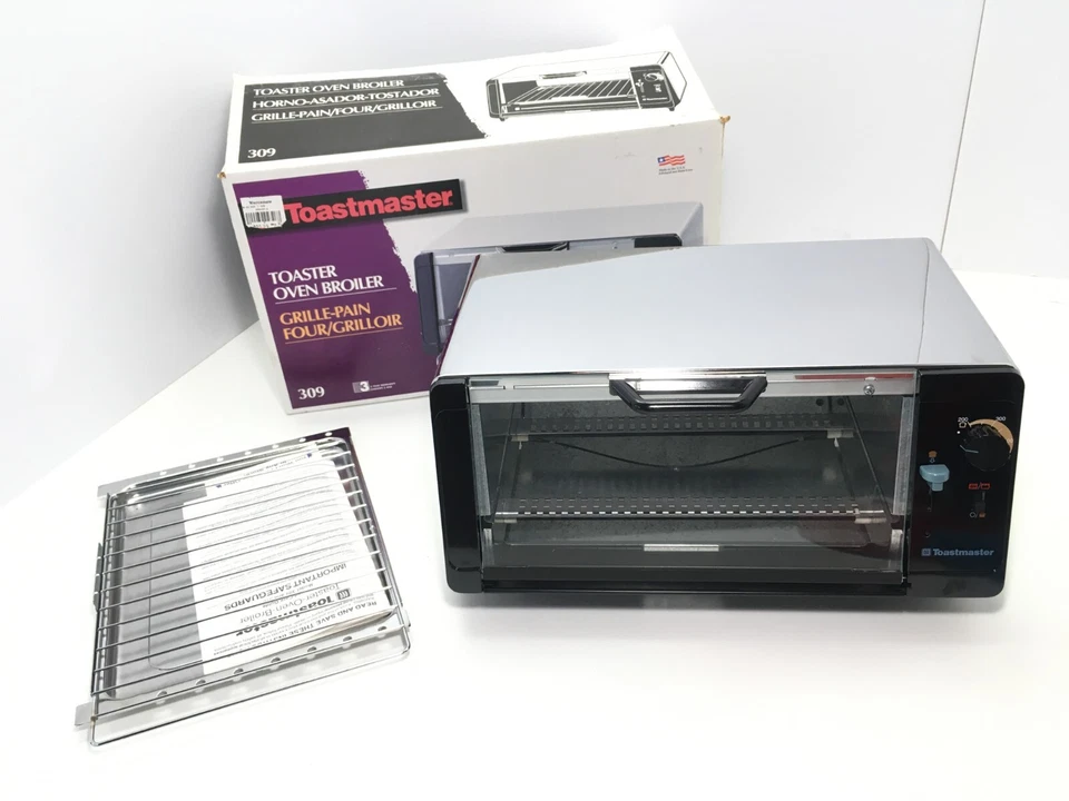 Horno tostador de colección Toastmaster 309 asador con bandejas y caja casi como nuevo Foto 2 de 4