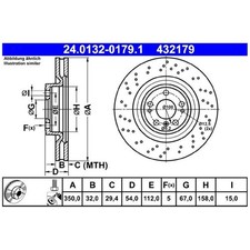 2x Bremsscheibe vorne für Mercedes GLE C292 W166 M-Klasse | 910853