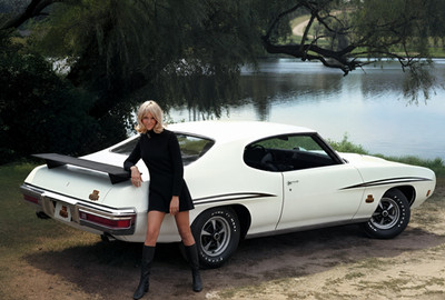 1970 GTO Judge Ad (White) | 24X36 inch Poster | sports car, muscle car wall art