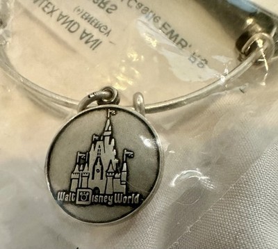 Alex and Ani Walt Disney World Castle Bracelet  2014 New In Sealed Plastic