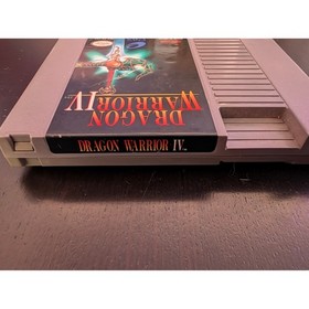 Dragon Warrior IV Nintendo NES 1992 Enix RPG Video Game NES-D4-USA Tested