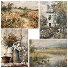 4 Pack Paint by Numbers Kit for Adults Kids, Adults Paint by Numbers Kits, Fl...