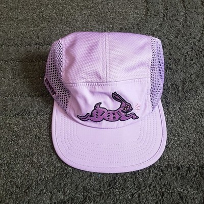 RNNR 5 Panel Running Hat, Purple Distance Cap, All Luck Rabbit, Buckle Strapback