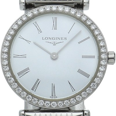 LONGINES La Grande Classique Damenuhr mit Diamantlünette L4.241.0.11.6 S...