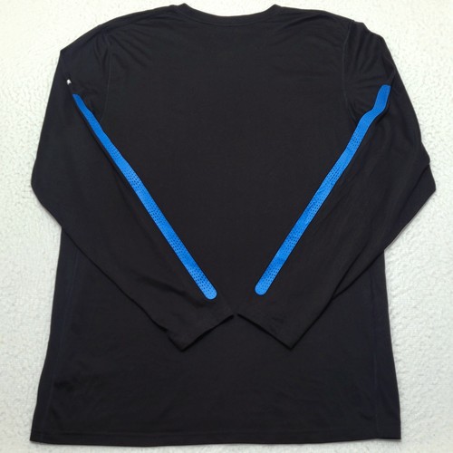 Nike Dri-Fit Carolina Panthers NFL Manga Larga Rendimiento Camisa Para Hombre GRANDE L - Imagen 6 de 6