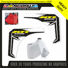 HONDA XR 400 XR400 PERFORATED ACERBIS OVERSIZED TANK GRAPHICS DECALS STICKERS