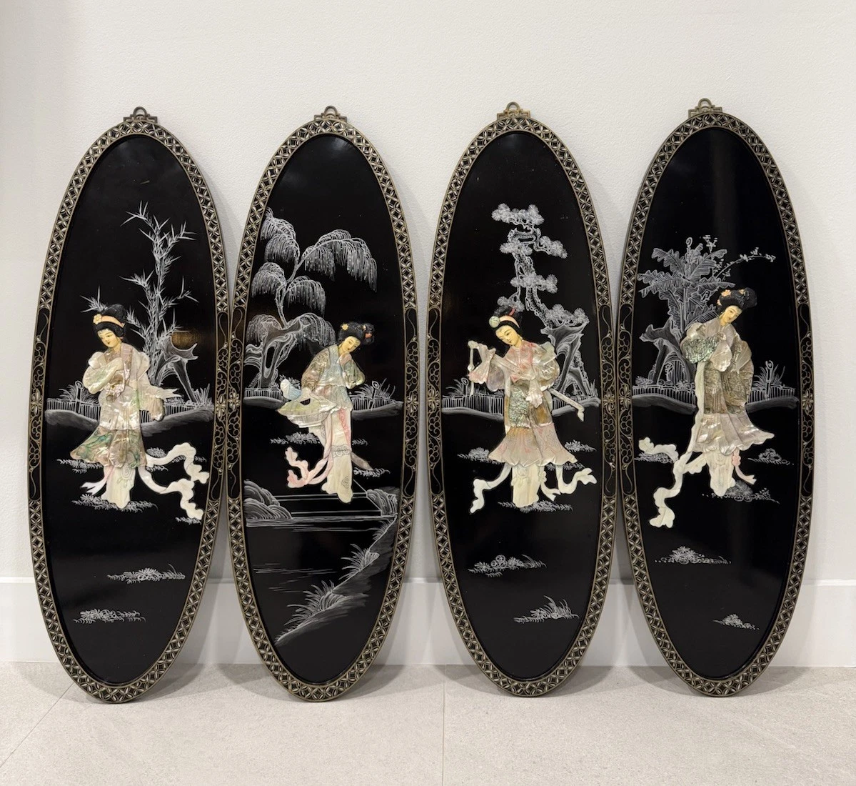 黑色古董原创中国风绘画和卷轴| eBay