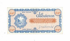 1970-80 COUPON $0.50 LE GUEULETON #1769 ST-JEAN-PORT-JOLI & ST-ROCH DES AULNAIES