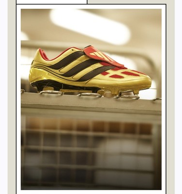 Adidas Predator Precision FG Zinedine Zidane Gold Metallic UK 9