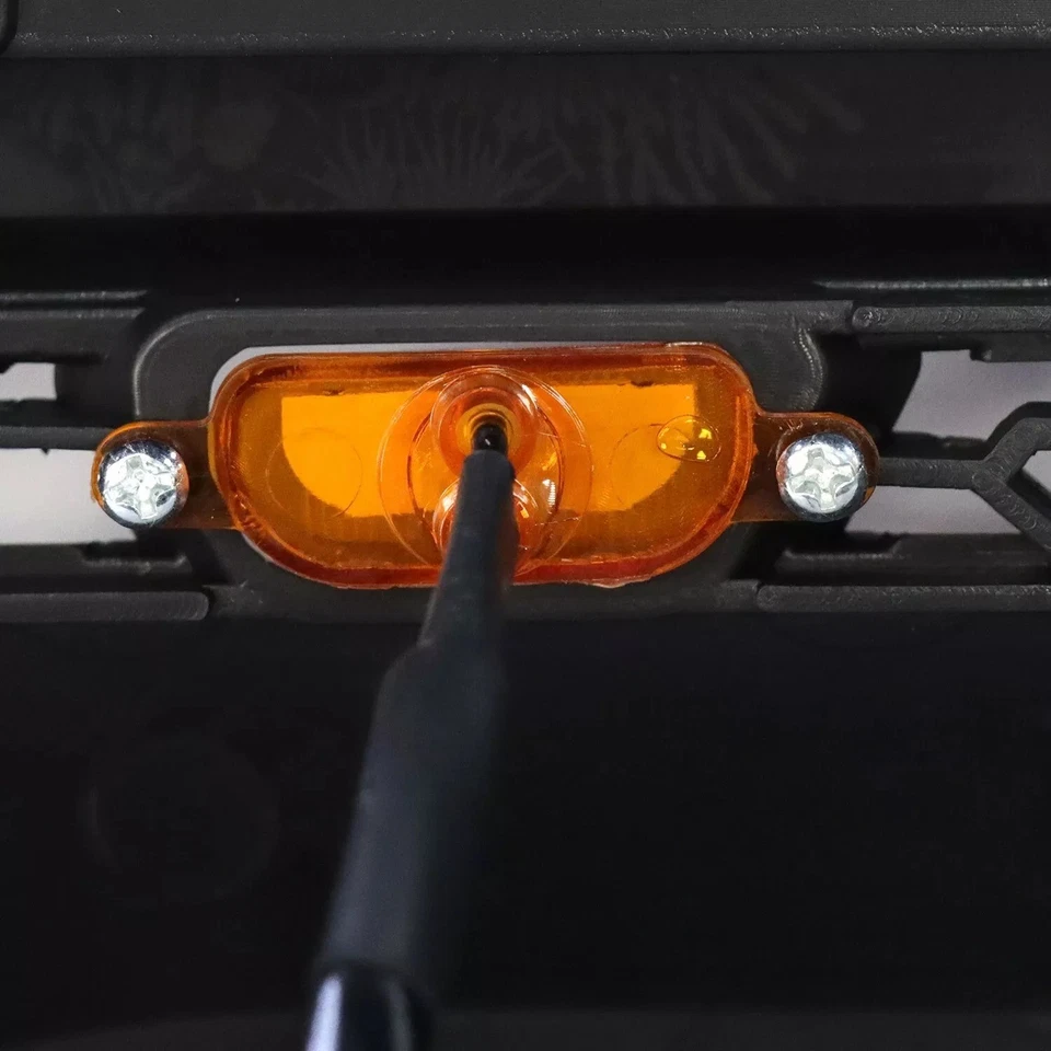 Parrilla delantera negra mate con letras y luces para Dodge Ram 1500 2500 3500 2002-2005 Foto 4 de 4