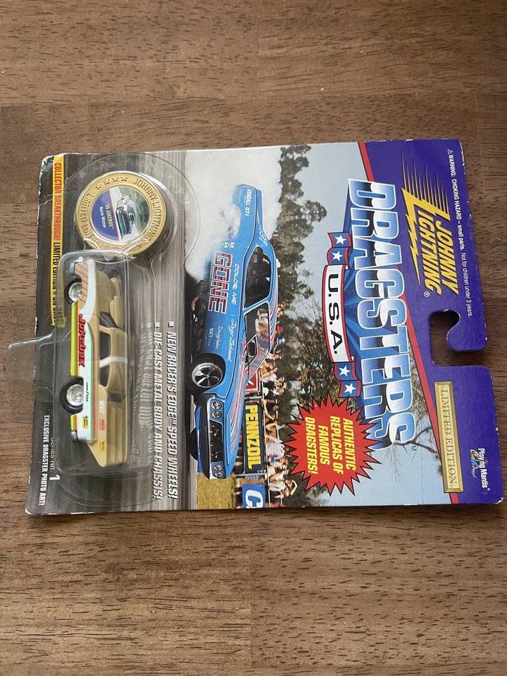 1995 Johnny Lightning драгстеры США NORMAL WIZNER музыкальный автомат 55 Chevy желтовато-коричневый 1 1/64 - Изображение 3 из 4