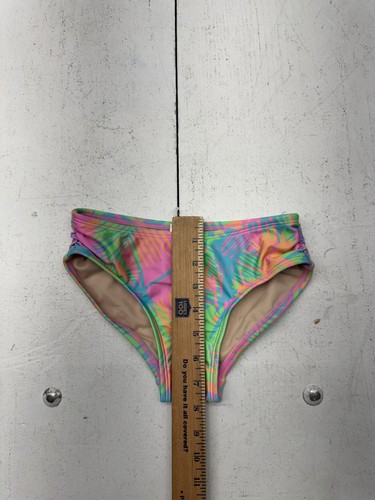 Art Class Pink Green Orange Swim Suit Bikini Bottoms Girls Size Small - Picture 6 of 7
