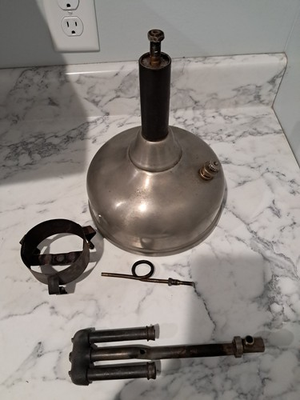 #ad Vintage Coleman Quick Lite 2 Mantle Table Lantern Lamp PARTS REPAIR UNTESTED $47.00