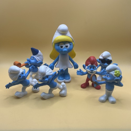 Smurfette The Lost Village Kids Meal Toy 6” 2016 BK/Smurfs Lot McDs Peyo 2013