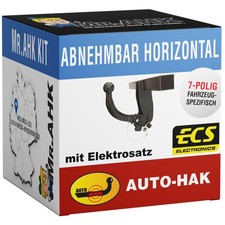 AutoHak Anhängerkupplung abnehmbar für Audi A1 8X 3-Türer 10-15 mit 7polig spezi