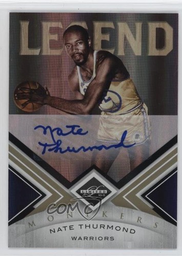 Nate Thurmond #140 2010 Panini Limited Monikers Gold card