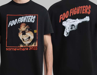 Foo Fighters Somewhere 2025 30th Tour Two Sided T-Shirt