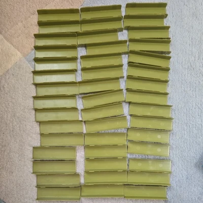 45 x USED 8-track 8 track tape cassette cartridge TAPE END COVER PROTECTOR ENDS - Image 1 of 3