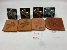 Vintage Craftool Co USA, Midas 3D Bull Rider Leather stamps, 4 to choose from