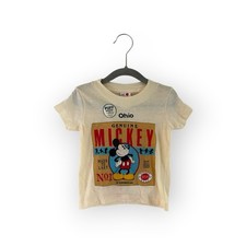 vintage mickey mouse t-shirt youth size small 2-4 deadstock NWOT 90s USA made