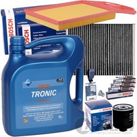 Bosch Filterset+Aral 5W40 FüR 1.4+1.6+16V VW Golf 4 Bora 1J Polo 6N2 Lupo