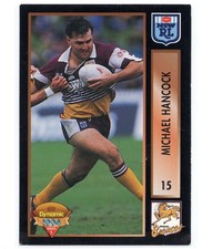 MICHAEL HANCOCK 1994 Dynamic Rugby League NRL Card BRISBANE #15 PSA