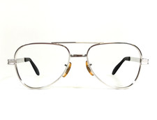 Vintage Tart Optical Eyeglasses Frames Skipper USA 5 1/4 Shiny Silver 50-20-120