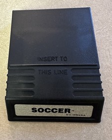 Intellivision Soccer 1979 White Label Complete In Box Video Game
