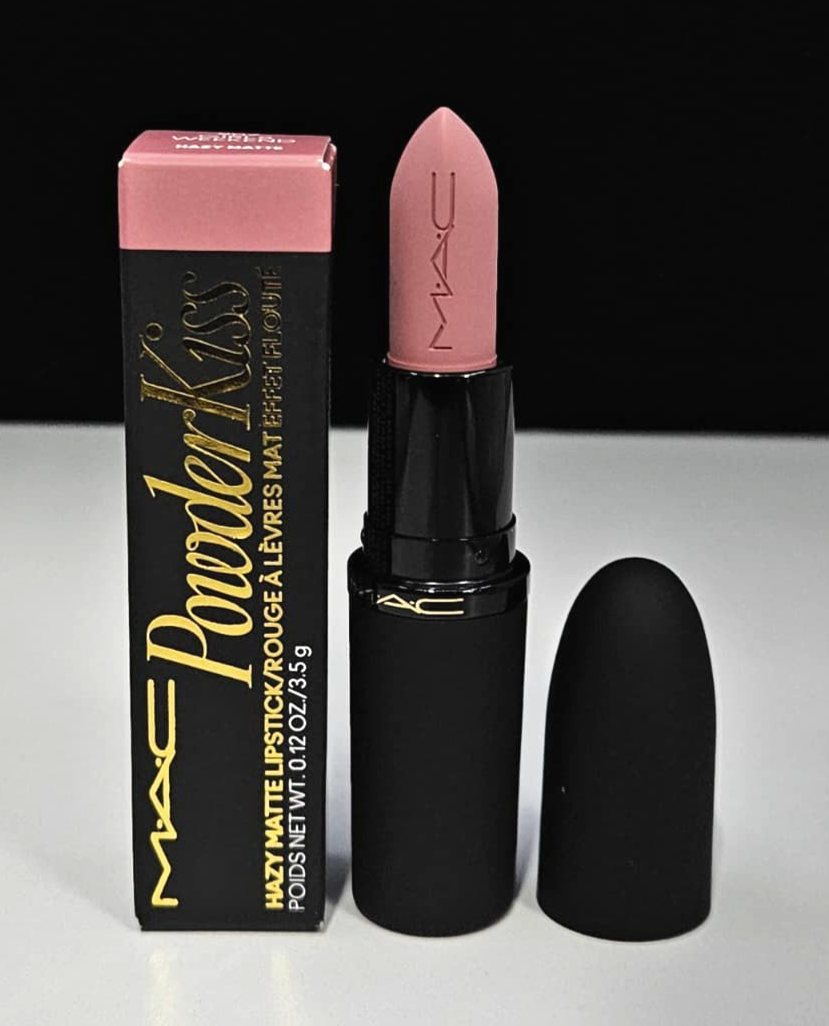 Mac Powder Kiss Hazy Matte Lipstick 907 Girls Weekend 0.12 oz