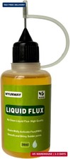 Liquid Soldering Flux for Electronics, No Clean Rosin Flux, Dropper Squeeze Bott