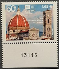 Timbre france stamp 50 ANS DU PATRIMOINE MONDIAL UNESCO TS 183 neuf** MNH 2022