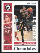 2020-21 Panini Chronicles Base Pascal Siakam Toronto Raptors #17