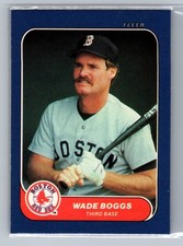 1986 Fleer Classic Miniatures #72 Wade Boggs Boston Red Sox