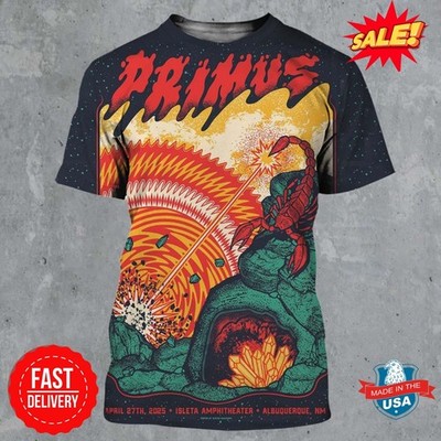 Retro Primus 3D shirt,polyester   All Size Shirt K7.181