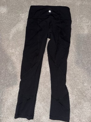 Lululemon 23  Inseam Run Leggings Size Pockets And Adjustable Waist Size 4