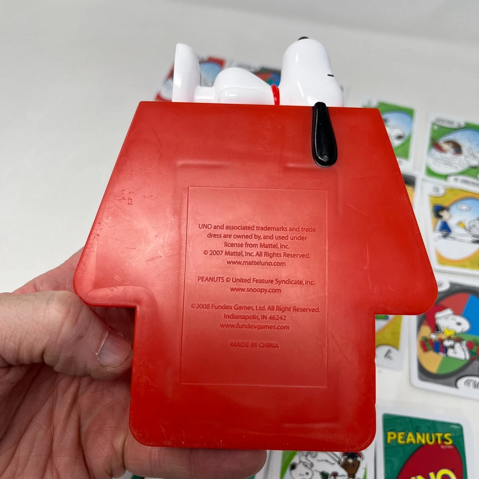 Peanuts: A Charlie Brown Christmas UNO Game - Snoopy's Doghouse Christmas 2007 - Image 3 of 4