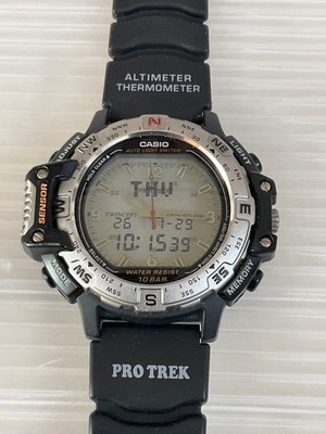 CASIO PROTREK Ana-Digi Watch PRT-50 with original band, no ring