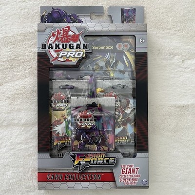 TCG Bakugan Pro Fusion Force - Deck Box Booster Packs - Pegatrix & Gillator-
