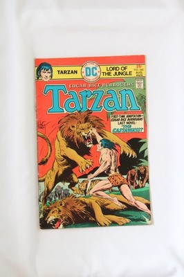 TARZAN OF THE APES #240  DC COMICS 1975 BURROUGHS LAST NOVEL THE CASTAWAYS