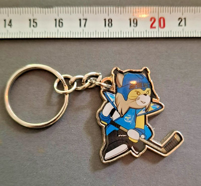 IIHF 2013 Ice Hockey Worldchampionship Sweden mascot ICY bag tag keychain