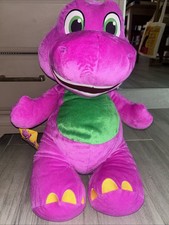 Fisher-Price Barney  s World Jumbo Barney Plush, 26-inch Figure, Large  Soft