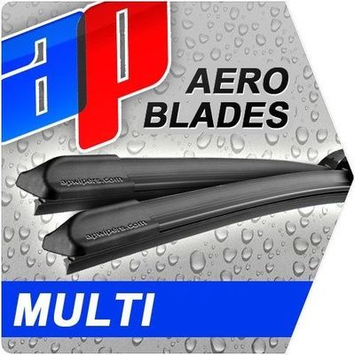 suits Hyundai GETZ HATCHBACK 2002-13 AeroFlat Multi Adapter Wipers 22/14in