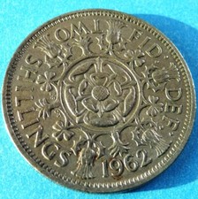 1962 UK Florin / Two Shillings - VF