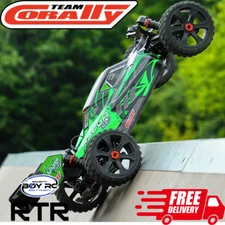 Team Corally Asuga XLR 6S RTR 4x4 Bashing Buggy Green RC Car Racing NO Batt/Char