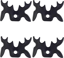4 Pack Plastic Moosehead Pool Billiard Cue Bridge Head