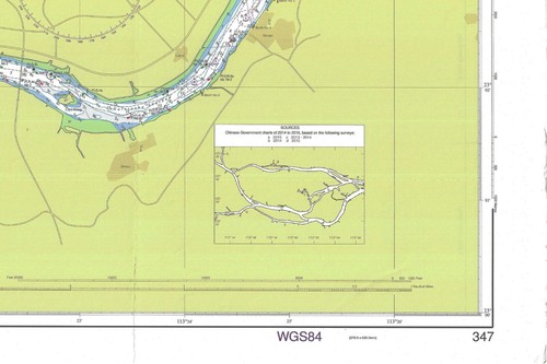 Admiralty 347 China Zhu Jiang Huangpu To Guangzhou Shi Chart Map Maritime Wall - 第 3/6 張圖片